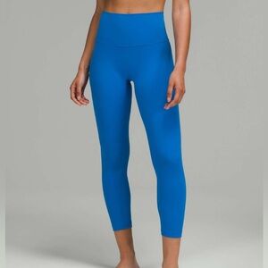 Lululemon Align High Waist Crop 21” Legging 💙 Poolside Blue Women’s Size 2 EUC